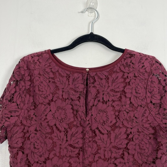 Lulus Live For The Night Womens L Tiered Lace Skirt Top Set Lined Cap Sleeve - Picture 6 of 12